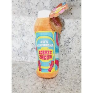 Bark Box Dog Toys -KOMPOOCHA- K9's Cosmic Bacon Peace 2022 Crinkle &Squeaky- NEW